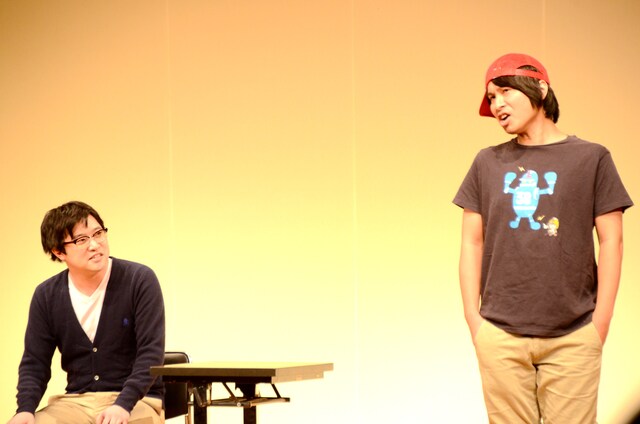 ファイナルで風藤松原と対戦し、クリスマスの父子の情景を描くコントを披露したトップリード。