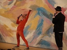 この日行われた「週末よしもと 爆笑ライブin西条」で前説を務めたモストデンジャラス。(c)吉本興業