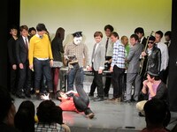 「お笑いガマン対決」でムートン伊藤のネタに協力しようとしてぶち壊した篠宮。