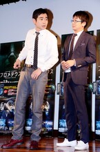 ほんの少しだけ漫才を披露したハマカーン。