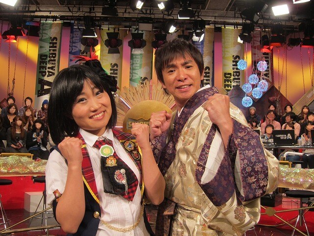「Shibuya Deep A」（NHK総合）の「第3回ムチャぶり王決定戦」優勝のよゐこ濱口と、「2013年ブレイクするのは誰だ!? 若手お笑い芸人ランキング」優勝のキンタロー。。