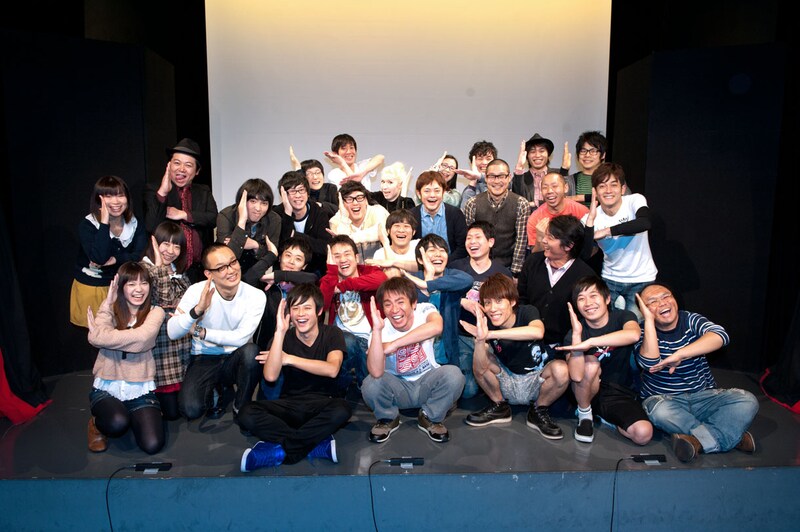 「NOTTV笑STAGE はまぐちお笑いサークル」に出演する芸人達。このたび「はまぐちコントサークル」で珠玉のコントを披露した。