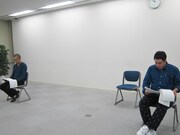 稽古中の風景。