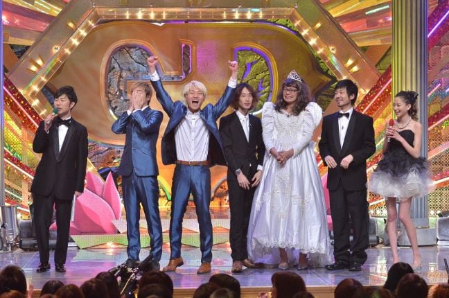 「第34回 ABC お笑いグランプリ」ジャルジャル優勝決定の瞬間。(c)ABC