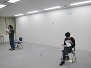 稽古中の風景。