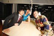 「オールナイトニッポン 45時間スペシャル」の総合司会を務めるオードリーと笑福亭鶴光(右)。(c)ニッポン放送