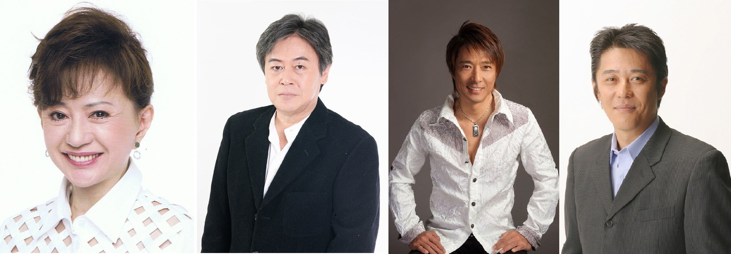 「BSスカパー！presents 芸能界麻雀最強位決定戦 THEわれめDEポン 史上最強麻雀トーナメント！」の3月22日（金）深夜放送分の予選に出演する（左から）加賀まりこ、風間杜夫、黒田アーサー、坂上忍。