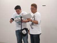 稽古中の風景。