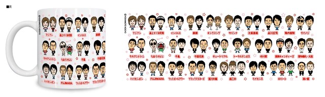 「よしもと芸人マグカップ（レッド）」840円