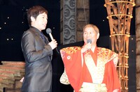 今田耕司（左）とビートたけし（右）。