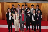 3月1日生放送「第43回 NHK上方漫才コンテスト」本選進出者会見の模様。(c)NHK