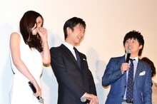 （左から）中谷美紀、堺雅人、オードリー若林。