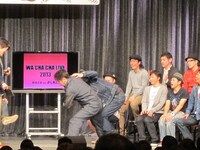 遅れて来た三度は登場早々、うるさいせいじを放り投げていた。