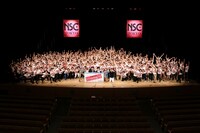 東京・渋谷公会堂、大阪・NHKホール大阪にて開催された「NSC大ライブ2013 ～史上最多1000人の芸人が本日誕生!?」。写真は東京会場。