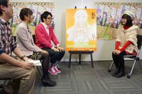 「アニメ雑誌の記者体験☆キカク」の一場面。(c)ひかりTV