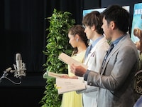 映画「ジャックと天空の巨人』」会見の模様。3月22日(金)、丸の内ルーブルほか全国ロードショー。3D/2D 吹替え版同時公開(C)2012 WARNER BROS. ENTERTAINMENT INC. AND LEGENDARY PICTURES FUNDING, LLC