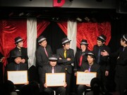 エピソードのタイトルを聞いて、どのエピソードが観客にウケるか予想。三福は「鬼ヶ島のおおかわらさんにウケた」と言うも、ウケず。