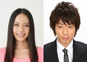 ロンドンブーツ1号2号・田村淳（右）、ベッキー（左）。