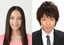 ロンドンブーツ1号2号・田村淳（右）、ベッキー（左）。