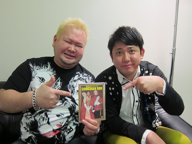 DVD「東京ダイナマイト 単独ライブ『COMEDIAN GOD』」を発売した東京ダイナマイト。