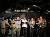 流れ星・ちゅうえいのギャグを活かし生まれた団体芸は、全員に高評価。