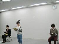 稽古中の様子。