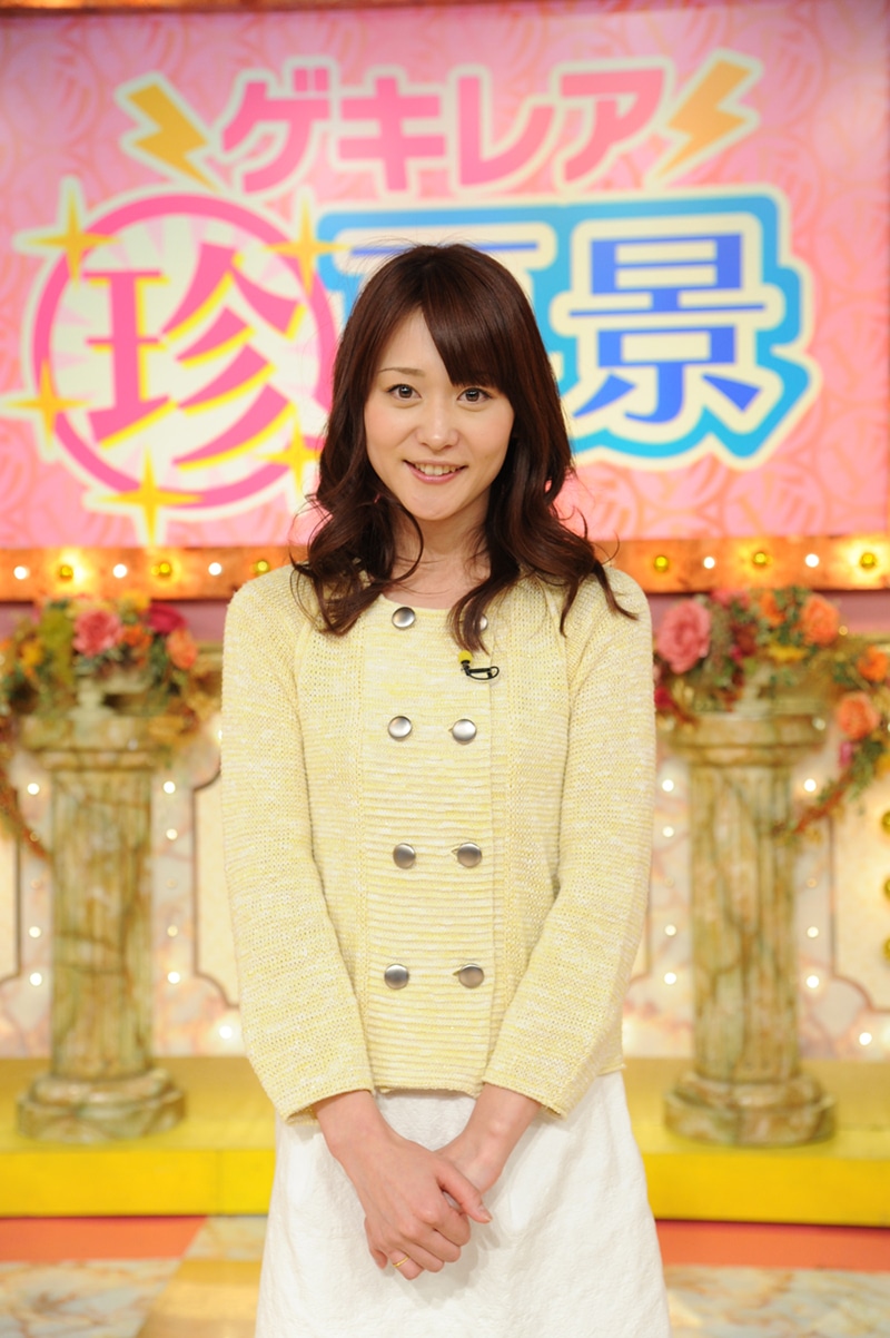 「おもしろ風景バラエティ ゲキレア珍百景」でMCを務める森アナウンサー。(c)テレビ朝日