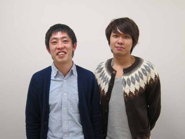 3月16日（土）、大阪・OBP円形ホールにて上演される舞台「『芸人交換日記』～リーディングシアター～」大阪公演に出演するさらば青春の光。
