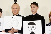 永沢君役の劇団ひとり（左）と、藤木君役のはんにゃ金田（右）。