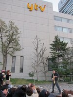 読売テレビ前の撮影会。