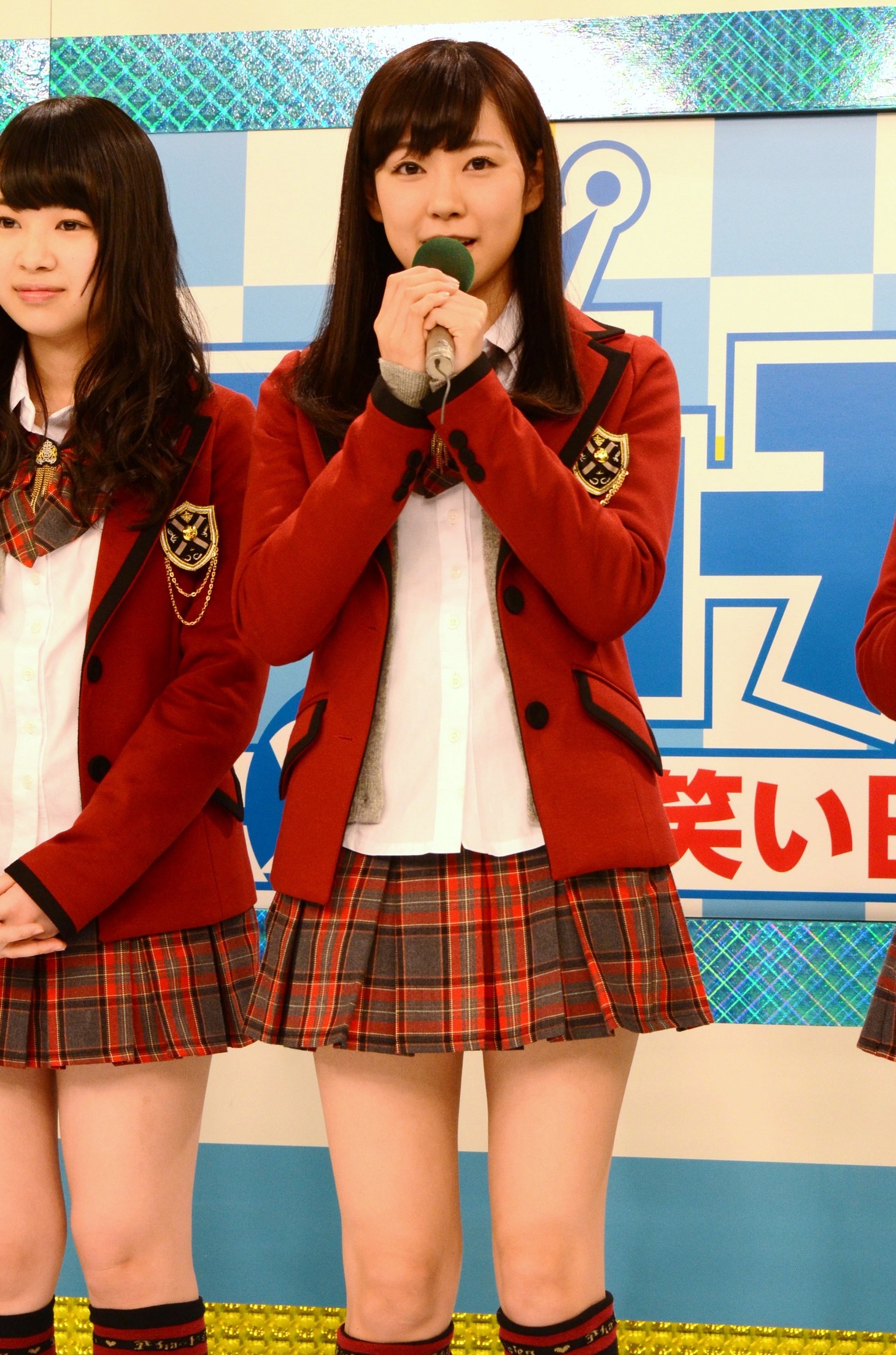 「夢を追う者としてはNMB48のメンバーと同じ。挑戦しはる人たちと一緒に成長していきたい。爆笑を起こして、会場を幸せに包んでほしい」と話した渡辺美優紀。