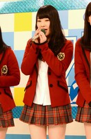 「R-1ぐらんぷり」3回戦進出の経験がある小笠原茉由。「舞台裏でたむらけんじさんに『茉由ならできるよ、がんばれ！』と声をかけていただいた。そのサポートがあったからこそやりきれた。私達もサポートできるような存在になりたい」と体験談を述べた。