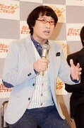 準レギュラーの南海キャンディーズ山里。「NHK様が僕らに相当期待してくれている。ひとまとめで言うと、がんばる」と熱意を明かした。