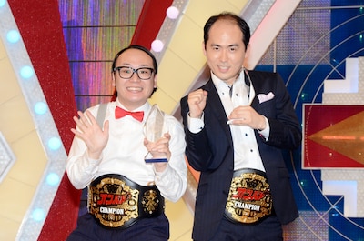 「オンバト＋ 第3回チャンピオン大会」で優勝したトレンディエンジェル。