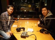 「松本人志の放送室 CD-ROMリリース記念特別番組」に出演する高須光聖（右）と、長谷川朝ニ（左）。