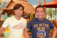 新番組「7つの海を楽しもう！ 世界さまぁ～リゾート」（TBS系）の初回収録を終えた、さまぁ～ず。