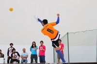 「ビーチステージスペシャル セパタクロー国際エキシビジョンマッチ feat.チンロン」の模様。