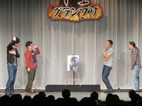 1回戦第4試合の麒麟・川島、天津・向、麒麟・田村、笑い飯・西田。