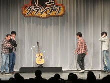 準決勝第2試合の笑い飯・西田、麒麟・川島、ヤナギブソン、インパルス板倉。