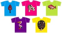 展覧会オリジナル限定商品のTシャツ（全5種）
