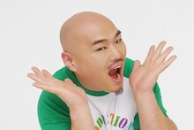 「双方向クイズ　天下統一」（NHK総合）に出演する安田大サーカス・クロちゃん。