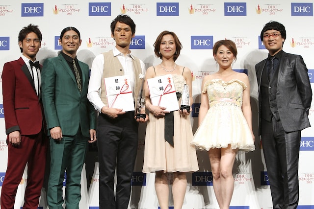 「DHCダイエットアワード2013」会見の模様。