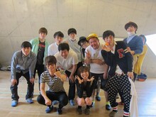 宮地劇団第2回公演「おしぼり」の団長・ニブンノゴ！宮地、出演者の宮地真緒、ジューシーズ、アームストロング、ライス、ピクニック、フランクリン。