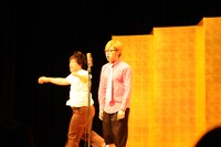 「平成25年 漫才新人大賞」予選会でネタを披露する第2PK。