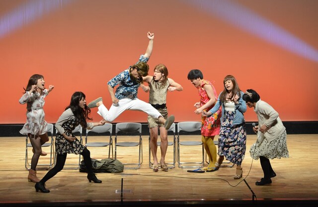 「FKD48 6th LIVE～確信～ 第二回総選挙結果発表！」人気ユニット・チーム女装。