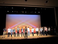 「FKD48 6th LIVE～確信～ 第二回総選挙結果発表！」リハーサルの様子。