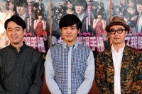 （左から）バナナマン設楽、劇団ひとり、おぎやはぎ矢作