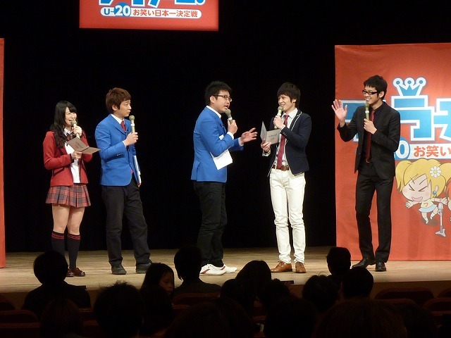 銀シャリ、トット、NMB48の岸野里香。(c)NTV