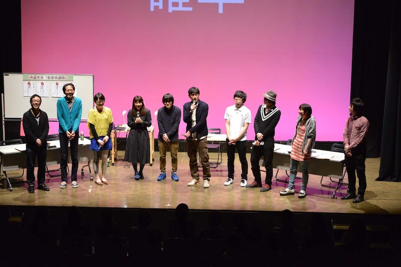 第3回「共感百景」の模様。マンガ家・大橋裕之が2大会連続で最優秀賞に選ばれた。