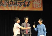 同じ事務所ならではの絡みを見せていた柴田（右）とザンゼンジ。